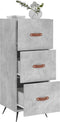 vidaXL - Dressoir - 34,5x34x90 - cm - bewerkt - hout - betongrijs