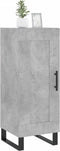 vidaXL - Dressoir - 34,5x34x90 - cm - bewerkt - hout - betongrijs