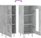 vidaXL - Dressoir - 34,5x34x90 - cm - bewerkt - hout - betongrijs