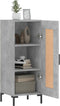 vidaXL - Dressoir - 34,5x34x90 - cm - bewerkt - hout - betongrijs