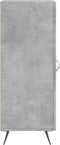 vidaXL - Dressoir - 34,5x34x90 - cm - bewerkt - hout - betongrijs