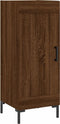 vidaXL - Dressoir - 34,5x34x90 - cm - bewerkt - hout - bruin - eikenkleur