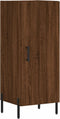 vidaXL - Dressoir - 34,5x34x90 - cm - bewerkt - hout - bruin - eikenkleur