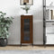 vidaXL - Dressoir - 34,5x34x90 - cm - bewerkt - hout - bruin - eikenkleur