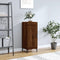 vidaXL - Dressoir - 34,5x34x90 - cm - bewerkt - hout - bruin - eikenkleur