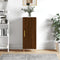 vidaXL - Dressoir - 34,5x34x90 - cm - bewerkt - hout - bruin - eikenkleur
