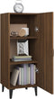 vidaXL - Dressoir - 34,5x34x90 - cm - bewerkt - hout - bruin - eikenkleur