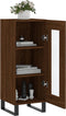 vidaXL - Dressoir - 34,5x34x90 - cm - bewerkt - hout - bruin - eikenkleur