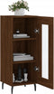 vidaXL - Dressoir - 34,5x34x90 - cm - bewerkt - hout - bruin - eikenkleur