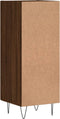 vidaXL - Dressoir - 34,5x34x90 - cm - bewerkt - hout - bruin - eikenkleur