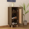 vidaXL - Dressoir - 34,5x34x90 - cm - bewerkt - hout - bruin - eikenkleur