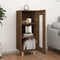 vidaXL - Dressoir - 34,5x34x90 - cm - bewerkt - hout - bruin - eikenkleur