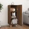 vidaXL - Dressoir - 34,5x34x90 - cm - bewerkt - hout - bruin - eikenkleur