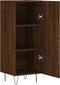 vidaXL - Dressoir - 34,5x34x90 - cm - bewerkt - hout - bruin - eikenkleur