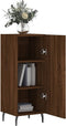 vidaXL - Dressoir - 34,5x34x90 - cm - bewerkt - hout - bruin - eikenkleur