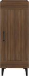 vidaXL - Dressoir - 34,5x34x90 - cm - bewerkt - hout - bruin - eikenkleur