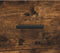 vidaXL - Dressoir - 34,5x34x90 - cm - bewerkt - hout - gerookt - eiken
