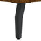 vidaXL - Dressoir - 34,5x34x90 - cm - bewerkt - hout - gerookt - eiken