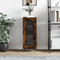 vidaXL - Dressoir - 34,5x34x90 - cm - bewerkt - hout - gerookt - eiken