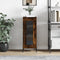 vidaXL - Dressoir - 34,5x34x90 - cm - bewerkt - hout - gerookt - eiken