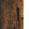 vidaXL - Dressoir - 34,5x34x90 - cm - bewerkt - hout - gerookt - eiken