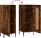 vidaXL - Dressoir - 34,5x34x90 - cm - bewerkt - hout - gerookt - eiken