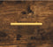 vidaXL - Dressoir - 34,5x34x90 - cm - bewerkt - hout - gerookt - eiken