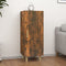 vidaXL - Dressoir - 34,5x34x90 - cm - bewerkt - hout - gerookt - eikenkleurig