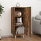 vidaXL - Dressoir - 34,5x34x90 - cm - bewerkt - hout - gerookt - eikenkleurig