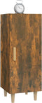 vidaXL - Dressoir - 34,5x34x90 - cm - bewerkt - hout - gerookt - eikenkleurig
