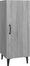 vidaXL - Dressoir - 34,5x34x90 - cm - bewerkt - hout - grijs - sonoma - eikenkleurig