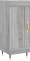 vidaXL - Dressoir - 34,5x34x90 - cm - bewerkt - hout - grijs - sonoma - eikenkleurig