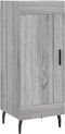 vidaXL - Dressoir - 34,5x34x90 - cm - bewerkt - hout - grijs - sonoma - eikenkleurig