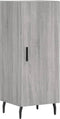 vidaXL - Dressoir - 34,5x34x90 - cm - bewerkt - hout - grijs - sonoma - eikenkleurig
