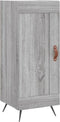 vidaXL - Dressoir - 34,5x34x90 - cm - bewerkt - hout - grijs - sonoma - eikenkleurig