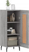 vidaXL - Dressoir - 34,5x34x90 - cm - bewerkt - hout - grijs - sonoma - eikenkleurig