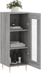 vidaXL - Dressoir - 34,5x34x90 - cm - bewerkt - hout - grijs - sonoma - eikenkleurig