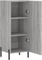 vidaXL - Dressoir - 34,5x34x90 - cm - bewerkt - hout - grijs - sonoma - eikenkleurig