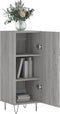 vidaXL - Dressoir - 34,5x34x90 - cm - bewerkt - hout - grijs - sonoma - eikenkleurig