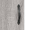vidaXL - Dressoir - 34,5x34x90 - cm - bewerkt - hout - grijs - sonoma - eikenkleurig