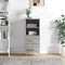 vidaXL - Dressoir - 34,5x34x90 - cm - bewerkt - hout - grijs - sonoma - eikenkleurig