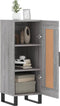 vidaXL - Dressoir - 34,5x34x90 - cm - bewerkt - hout - grijs - sonoma - eikenkleurig