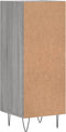 vidaXL - Dressoir - 34,5x34x90 - cm - bewerkt - hout - grijs - sonoma - eikenkleurig