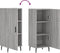 vidaXL - Dressoir - 34,5x34x90 - cm - bewerkt - hout - grijs - sonoma - eikenkleurig