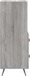 vidaXL - Dressoir - 34,5x34x90 - cm - bewerkt - hout - grijs - sonoma - eikenkleurig