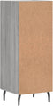 vidaXL - Dressoir - 34,5x34x90 - cm - bewerkt - hout - grijs - sonoma - eikenkleurig