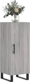 vidaXL - Dressoir - 34,5x34x90 - cm - bewerkt - hout - grijs - sonoma - eikenkleurig