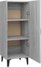 vidaXL - Dressoir - 34,5x34x90 - cm - bewerkt - hout - grijs - sonoma - eikenkleurig