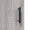 vidaXL - Dressoir - 34,5x34x90 - cm - bewerkt - hout - grijs - sonoma - eikenkleurig