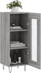 vidaXL - Dressoir - 34,5x34x90 - cm - bewerkt - hout - grijs - sonoma - eikenkleurig